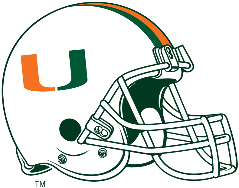 Miami Hurricanes 2000-Pres Helmet Logo t shirts DIY iron ons